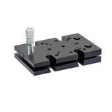 HM-1902 Precision One-Axis Tilting Platform for Optical Experiments, Fine Pitch Adjustment, Stable Aluminum Alloy Base
