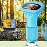 Multifunctional Educational Microscope 1000X 2 Inch Screen Microscope Toy Outdoor Exploration Tool