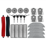 For S8 MaxV Ultra Robot Vacuum Spare Parts Main Side Brushes Mop Cloth HEPA Filters Dust Bags Accessories