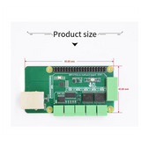 For Raspberry Pi 5 Pcie To RJ45 Gigabit Ethernet Adapter Board CAN/RS485/RS232 Interface Plug And Play