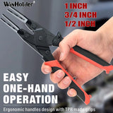 Multi-Sized Push-to-Connect Push-fit Disconnect Tong Clamp Tool For 1/2'' 3/4'' 1'' Inch Pipe PEX CPVC Copper Pipe Removing Tool