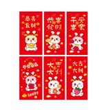 Festive Bunny Paper Decals for Scrapbooking and Crafts - Celebrate the New Year with Style!