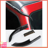 Exclusive Upgraded Version Rain Gutter Extensions, Rain Groove Diverter, For 18-21 Jeep Wrangler JL JLU Gladiator JT