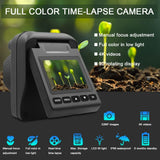 32MP 4K Outdoor Time Lapse Camera  Waterproof Trail Camera Recorder with 90 Degree Rotating Screen 6 Months Battery Life