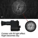 Megaorei M4 Infrared Night Vision Scope With 4X Digital Zoom Monocular Telescope Add on Attachment for Hunting Video Recording