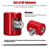 5M/16.4FT QRP HF Antenna 14M-30MHz 300W‑600W HF Antenna Stainless Steel For USDX Radio 1/4 Wavelength