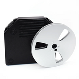 Empty Take Up Reels Storage Box With 7Inch Empty Takeup Reel Full Protection Carrying Case For 7Inch Sound Tapes A
