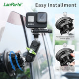 Aluminum Alloy Universal Suction Cup Holder for Action Camera for GoPro, DJI Action & Cameras Suction Cup