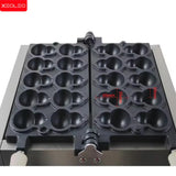 Electric Gourd Shaped Waffle Maker 1800W 10PCS Mini Gourd Shaped Bread Waffle Machine Non-Stick Coating Takoyaki Snak