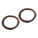 -A43I 2PCS 14 Inch Grapevine Wreaths Vine Branch Wreath Rattan Wreath Garland For DIY Christmas Craft Or Wedding Decors