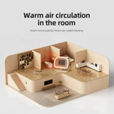 Portable Table Heater for Indoor Use, 400W Mini Fast Heating Garage Heaters,Built-in Desk Gift Set by Kasydoff