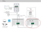 For add 1pcs LCD TUYA 2-wire 10 / 7 Inch Color Touch Screen Wireless Wifi Video Doorbell Home Intercom Monitor Not a Set