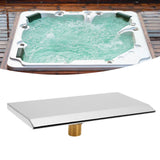 Waterfall Tub Spout G1/2 External Thread SPA Bathroom Pool Swimming Pool Silver Wall Mounted Waterfall Water Outlet Nozzle