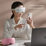 Visual Eye Massage Instrument Intelligent Acupoint Heating Vibration Massage Eye Mask Relieving Fatigue Eye Care Instrument Massager