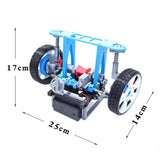 3D Printed Car Suspension System Model with Steering Wheel, Differential & Shock Absorber for Educational Display