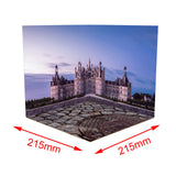 1/12 Scale Backdrop Scene Model Background Scene for Action Figures Dolls Mini Scale Car Parking Building Diorama Layout