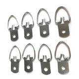 100Pcs/Set Metal D Ring Picture Frame Hangers with Screw Photo Frame Accessories