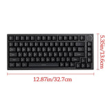 New AK820 Gaming Keyboard 82-Key RGB Backlit Mechanical Keyboard With Knob Mechanical Keys Wired Keyboard Office