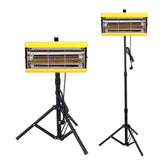 Ranlraka Car Body Shortwave Infrared Curing Lamp Paint Spray Booth Drying Lamp 1200W AC 110/220-240V Aluminium Steel