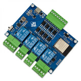 DC7-24V ESP32 Modbus RTU Four Channel Relay Module RS485 Development Board MODBUS Protocol Optocoupler Isolation Relay Board