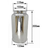 304 Stainless Steel Airtight Sealed Container -  2L Clamp Type Sanitary Storage Tank