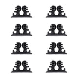 8pcs Car Wire Clip Cord USB Cable Winder Holder Organizer Clamps Auto Accessoris
