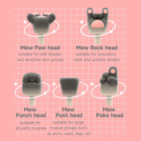 Professional Electric Portable Mini Deep Tissue Fascial Muscle Gun 4 Heads Quiet Unique Cat Massage Tool for Body and Arm
