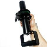 Portable Wrist Twister & Wrist Roller Combo – Rotation & Curl Training Device with Stainless Steel Kit, Black