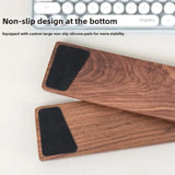 New Wooden Keyboard Wrist Rest Ergonomic Stain Resistant Rest Palm Pad for 60/87/104 Keys Walnut Wood Mechanical Keyboard Pad