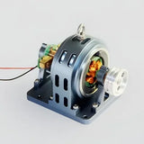 High Power DIY Generator Motor Pure Copper Movement Metal Casing with Screws Teaching Model Gift for Educational Purposes