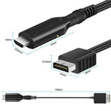 1080P PS2 To HDMI-compatibale Audio Video Converter Adapter Support For PS 1/2 Display Modes for HDTV PC Full HD Cable Adapter