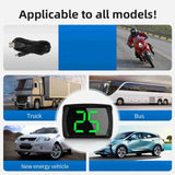 GPS Heads Up Display Large HD Screen Accurate Speed Display Car HUD Plug and Play