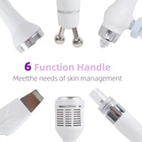 6 IN 1 Oxygen Aqua Peeling H2O2 Facial Machine Skin Care Hydra Water Dermabrasion Skin Scrubber Peel Oxygen Jet