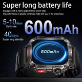 Outdoor Sports GPS Smart Watch Men With Flashlight Compass Waterproof 600mAh Battery BT Call AI Voice Assistant Smartwatch