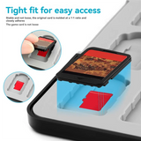 Game Card Storage Case For Switch 2 For Switch Lite OLED Hard Shell With 64 Game Cartridge Slots And 64 Micro-SD Card Slots