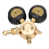 Nitrogen Gauge Nitrogen Pressure Gauge Regulator Test Kit Brass Inlet Outlet Connection with 200cm Hose Nitrogen Pressure Gauge