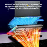 Ergonomic Dual Fan Comfort Notebook Cooler RGB Gaming Laptop Cooling Pad with Phone Holder Stock Product