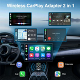 For  Carplay Wireless Carplay Adapter For Car Android Auto  Carplay Wired To Wireless Carplay