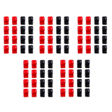 80 Pcs Loose Protector Battery Terminal Cover Battery Flexible Busbar Isolation Cover Terminal 280Ah Cells Insulation