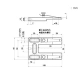 Microscope Slide Holder - Spring-Loaded, Aluminum Alloy, with Mounting Holes for Translation Stage (100x65mm)