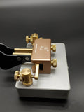 HEC Telegraph Key Automatic Key Dual-Paddle magnetic Rebound  CW Key Stainless Steel Morse Key Ham Everyday Contact