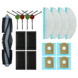 17PCS For Yeedi Cube / Yeedi CC Robot Vacuum Cleaner Accessories Main Side Brush Hepa Filter Mop Cloth Dust Bag