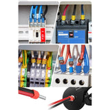 1200pcs Insulated Tubular Terminal Wire End Pressed Crimping Terminal Kit Wire Ferrules Connectors Terminals Cables End sleeves