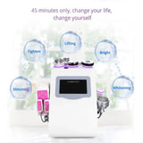9 In 1 Ultrasound 40K Cavitation Vacuum Therapy Body Suction Slimming Microcurrent Skin Care Face Lifting Beauty Machine