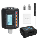 Digital display torque meter, wrench torque tester, 1/2 inch driver, including adapters for 3/8 inch and 1/4 inch ENC-340