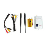 1.2G 1.5W Wireless Audio Video Transceiver CCTV Monitoring Transmitter Receiver