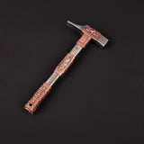 Mini Damascus Steel Hammer - Premium Vintage Collectible Hammer