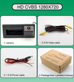 For Volkswagen Touran L Tiguan L Touareg X Lavida plus Sagitar Phideon C-TREK AHD 1080P 170° Car Trunk Handle Rear View Camera
