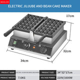 XEOLEO Electric Egg Waffle Maker 24 Holes Castella Sponge Cake Making Machine Waffle Iron Maker Non-Stick