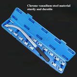 15pcs/set of Car Engine Belt Adjustable Wrench for Disassembly and Assembly of Idler Pulley Tensioning Special Auto Repair Tool